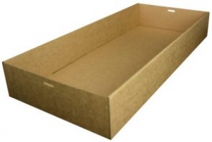 Brown Kraft Catering Tray LARGE 558x252x80mm ECT3 (Ctn of 50)