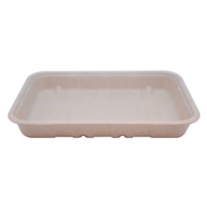 Confoil Large Sugarcane Produce Tray 984ml (8x5) (Ctn of 600)