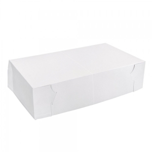 Cake Box 1/4 Slab 390x230x98mm (Pk of 100)