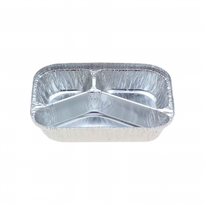 Foil 3 Compartment Meal Tray - Heavy Gauge (Ctn of 500)