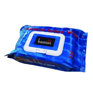 Bastion Anti-bacterial Surface Wipes 75% Alcohol (80sheets) PACK