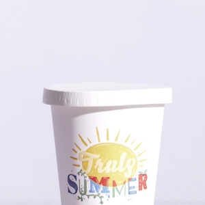 Truly Eco Paper Lid - 12/16/22oz Cold Cup