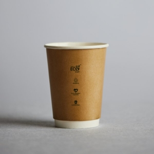 12oz Truly Eco KRAFT Cup -Double Wall