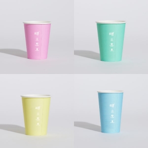 12oz/350ml Truly Eco PASTEL Cup - Single Wall