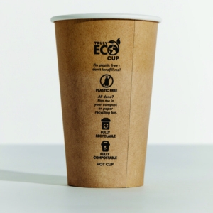 16oz/500ml Truly Eco KRAFT Cup - Single Wall (90mm)