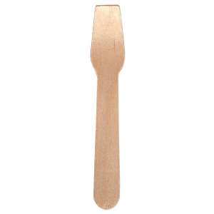 Wooden Gelato Tasting Spoon - Waxed