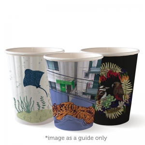 BioCup 12oz/390ml (90mm) Double Wall - Art Series