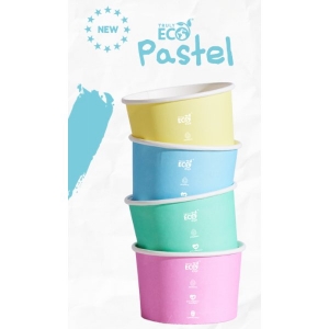 3oz Ice Cream Truly Eco Cup - Pastel