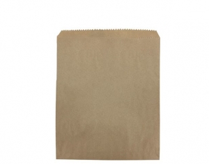 Paper Bag 3 Flat Brown 245x200mm (Pk of 500)