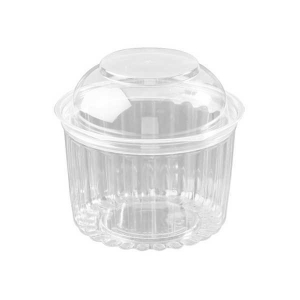 8 oz. Sho Bowl with Hinged Dome Lid - 250 Pack (260064)